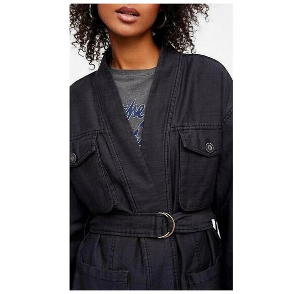 Free People In our Nature Cargo Jacket Size Medium - Picture 2 of 11